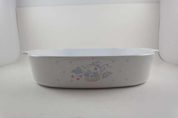 1988-1993 Corning Ware A-10-B Country Cornflower 10 Inch Skillet Excellent Condition