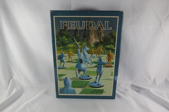 Vintage 1967 Feudal Board Game: 3M Bookshelf, Complete (Good Condition)