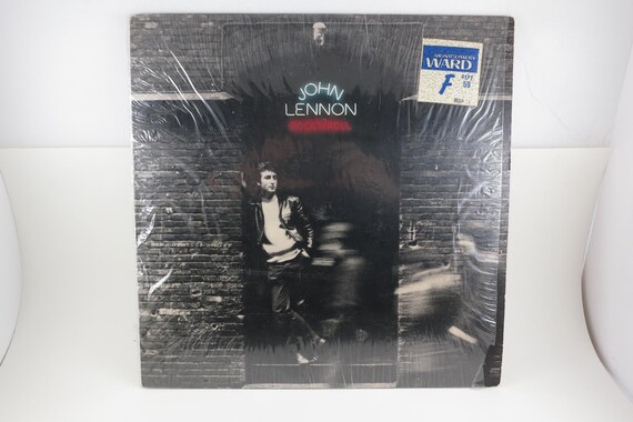 Vintage 1975 Vinyl LP Record John Lennon Rock N Roll In Shrink EX