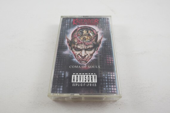 Vintage 1990 Cassette Tape Coma of Souls Kreator Thrash Rock