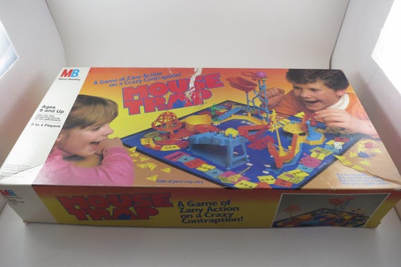 Vintage 1986 Milton Bradley Board Game 4657 Mousetrap 100% Percent Complete