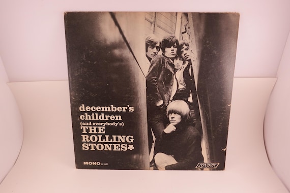 Vintage 1966 Rolling Stones Vinyl LP: December's Children - Mono, Dark Red Label