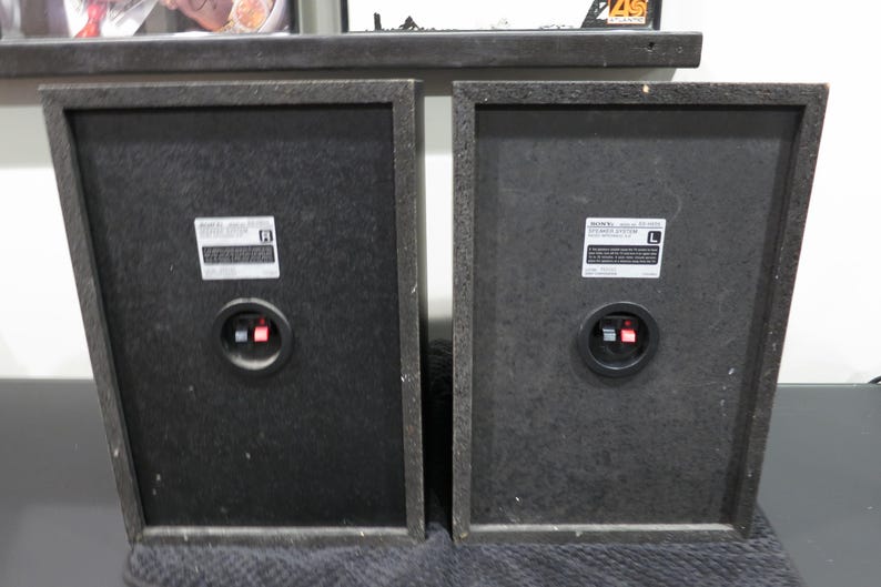 Pair of Vintage Sony SS-H605 3 Way Bookshelf Speakers bild 10