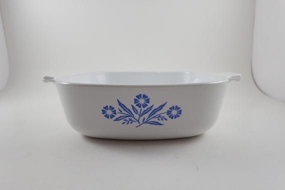 1979-1985 Corning Ware P-1-B Blue Cornflower 1 Quart Saucepan Excellent Condition