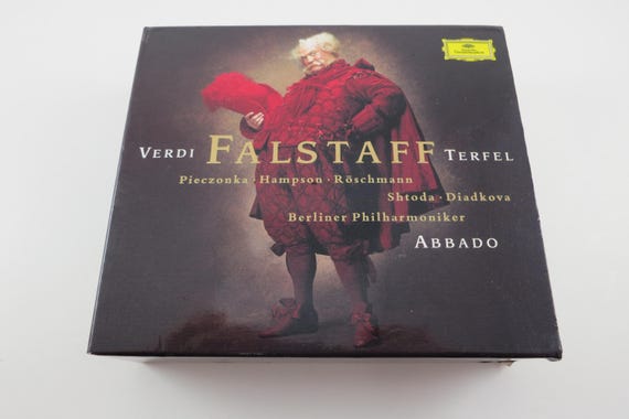 Verdi Falstaff CD Box Set - 2 Discs, 354 Page Book - Near Mint