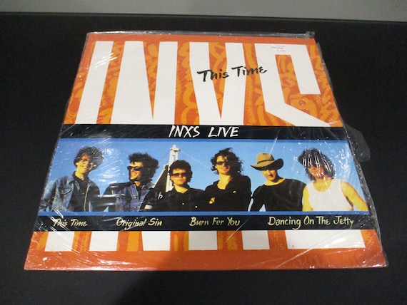 Vintage 1986 Vinyl EP Record Inxs This Time Live Excellent Condition In Shrink 57149