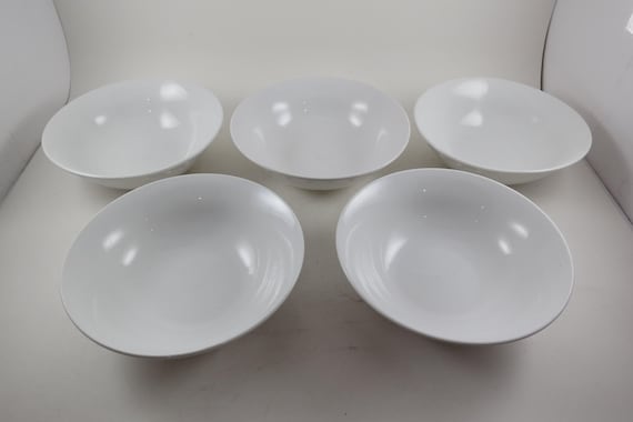 Vintage Oneida Katherine Soup Bowls, Set of Five (6.5 Inch)