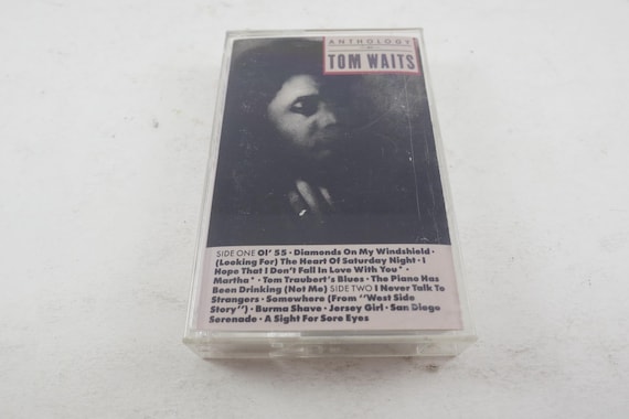 Vintage 1980s Tom Waits Anthology Cassette Tape