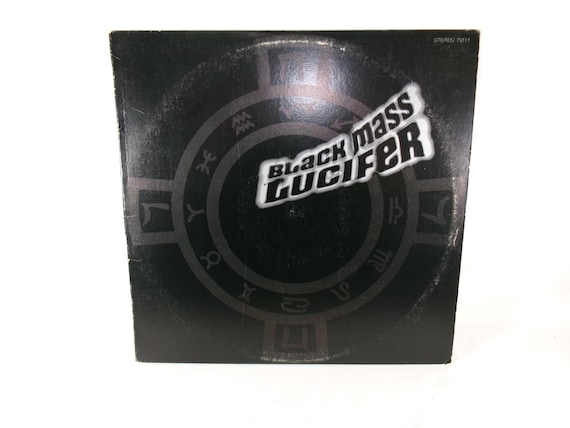 Vintage 1971 Black Mass Lucifer Vinyl LP Record EX