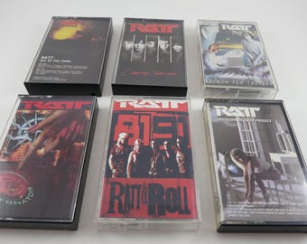 Vintage 1980s RATT Cassette Tape - Album Rock Music