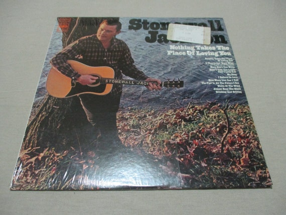 Vintage 1968 Vinyl LP Record Nothing Takes The Place of Loving You Stonewall Jackson Excellent Condition In Shrink 360 Stereo 57704