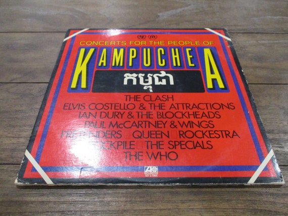 Vintage 1981 LP Vinyl Record Set Concerts for the People of Kampuchea Excellent Condition The Clash Wings Queen The Who More 50845