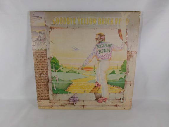 1973 Elton John Vinyl LP Record - Goodbye Yellow Brick Road VG/EX