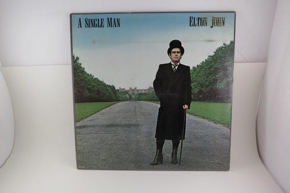Vintage 1978 Vinyl LP Record Elton John A Single Man Excellent Condition 35894