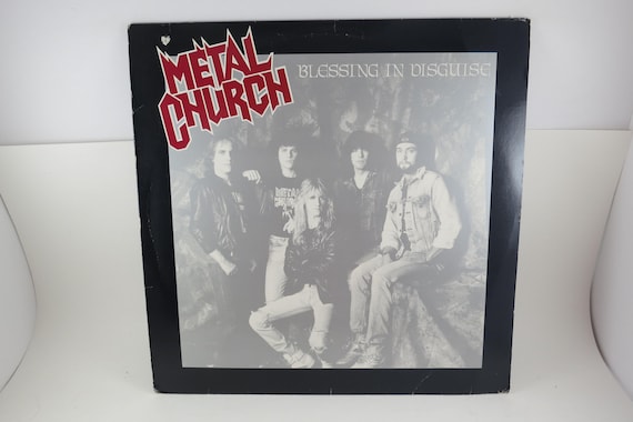 Vintage 1989 Vinyl LP Record Blessing in Disguise Metal Church Excellent Condition Heavy Metal 71687