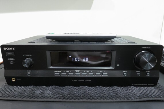 Vintage 90s Sony STR-DH100 Audio Video Control Center with Remote