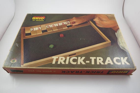 Vintage 1971 Brio Trick Track Game No 31802 Sweden In Original Box