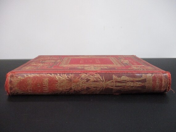 Vintage 1887 Hard Cover French Book Au Galadoc Fleuriot Good Condition Published in Paris