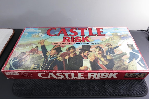 Vintage 1986 Castle Risk Board Game – Parker Brothers Strategy Game