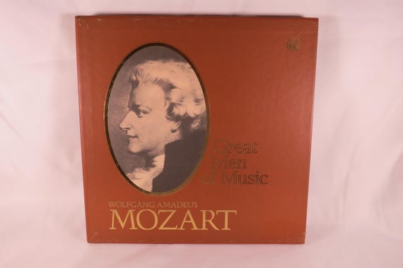 1975 Classical Vinyl LP Box Set Gre8t Men of Music Mozart EX+