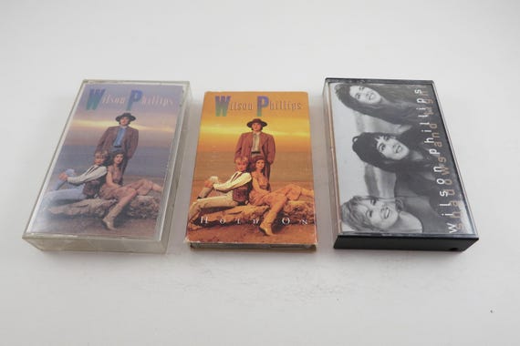 Vintage 1990's Wilson Phillips Cassette Tapes Self Titled Shadows and Light Hold On Single Sold Individually