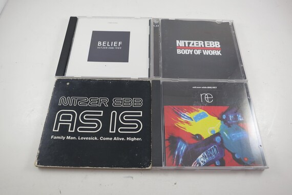 Nitzer Ebb CD's Belief 1999 As Is Body of Work Big Hit Sold Individually