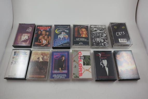 Vintage Soundtracks of the 80's and 90's Cassette Tapes C Civil War Cocktail  Commitments Color Of Money Purple More Sold Individually