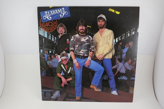 Vintage 1985 Vinyl LP Record Alabama 40 Hour Week Excellent Condition 71519