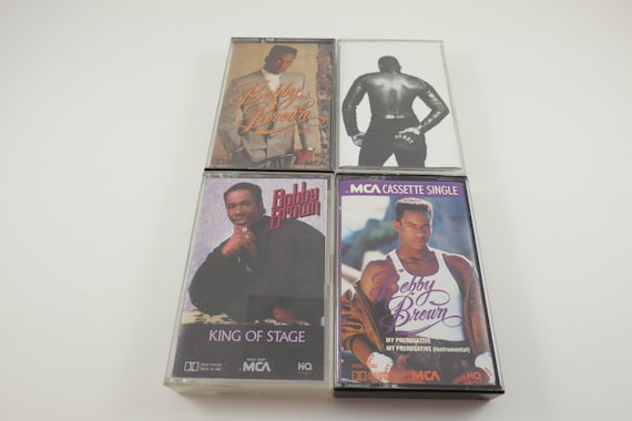 Vintage 1980's Bobby Brown Cassette Tapes Don't Be Cruel Bobby Humpin' Around Sold Individually