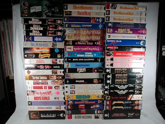 80's/90's/00's VHS Tapes Titles Starting with B Sold Individually