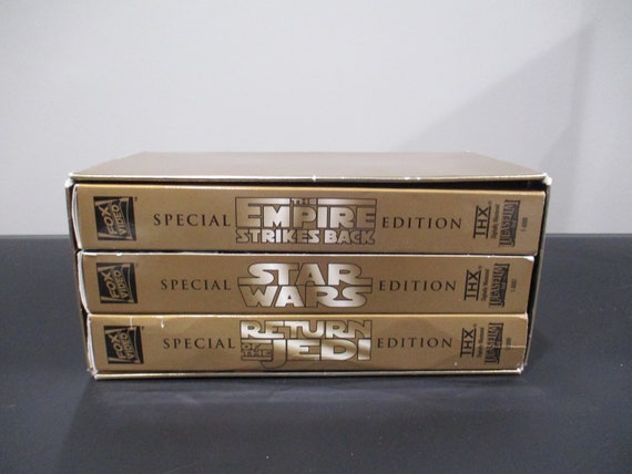 Vintage 1997 Special Edition Star Wars Trilogy VHS Set Return Jedi Empire Strikes Back