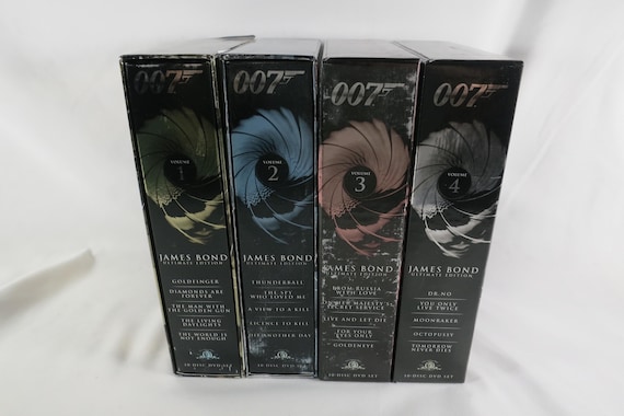 James Bond The Ultimate Edition Volumes 1 2 3 4 40 DVD's 20 Movies Complete