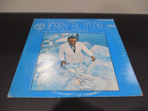 Vintage 1968 Vinyl LP Funk/Soul Record The Iceman Cometh Jerry Butler Very Good Condition 65096