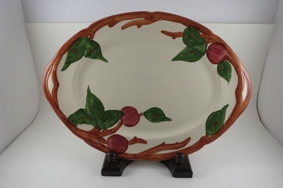 Vintage Franciscan Apple Earthenware 14" Oval Serving Platter