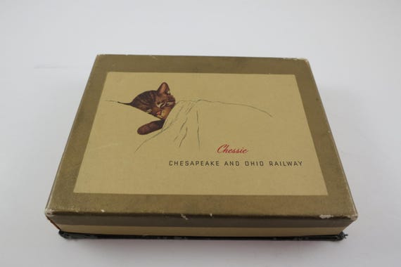 Chessie Chesapeake And Ohio Railroad Double Deck Playing Cards Both Decks Complete Excellent Condition