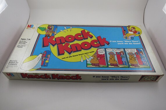 Vintage 1982 Milton Bradley Board Game Knock Knock
