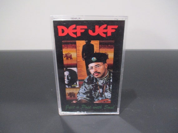 Vintage 1989 Hip Hop Cassette Tape Just A Poet with Soul Def Jef