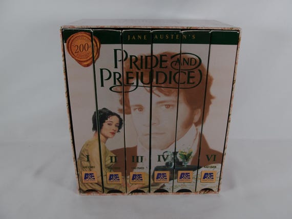 1996 Pride and Prejudice Mini-Series Complete 6 Tape VHS Set
