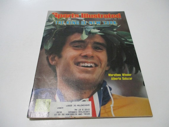 Vintage November 3, 1980 Sports Illustrated Magazine King of New York Marathon Winner Alberto Salazar