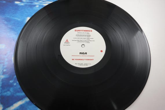 Vintage 1985 Eurythmics Vinyl LP - Be Yourself Tonight Brown Translucent NM