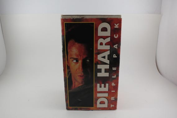 Diehard Trilogy 3 VHS Tape Set Bruce Willis In Slip Case