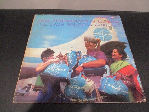 Vintage 1958 Vinyl LP Record Jazz Impressions of Eurasia The Dave Brubeck Quartet Excellent Condition 6 Eye Label Mono 72121