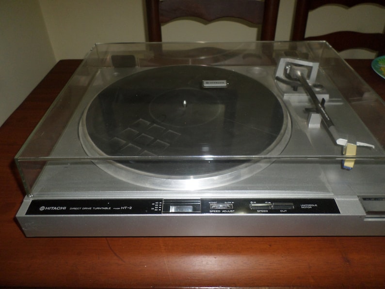 Vintage Hitachi HT2 Direct Drive Turntable Record Player Etsy