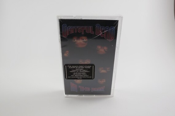 Vintage 1987 Cassette Tape In The Dark Grateful Dead Mint Condition Still Factory Sealed with Hype Sticker