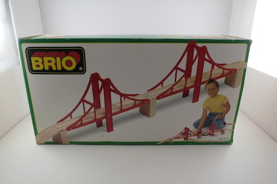 Vintage Brio 33372 Wooden Sydney Bridge Double Suspension New In Original Box