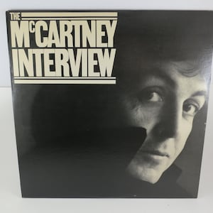 Vintage 1980 Paul McCartney Interview LP - White Label Promo - Near Mint
