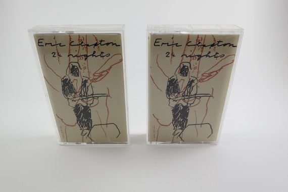 Vintage 1991 Eric Clapton 24 Nights Cassette Tape Set