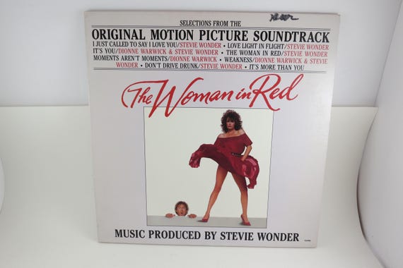 1984 Woman In Red Soundtrack Vinyl LP: Stevie Wonder, Dionne Warwick
