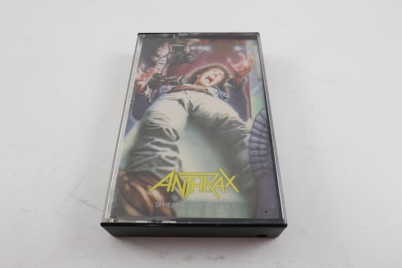 Vintage Cassette Tape Spreading the Disease Excellent Condition Dolby HX Pro Megaforce