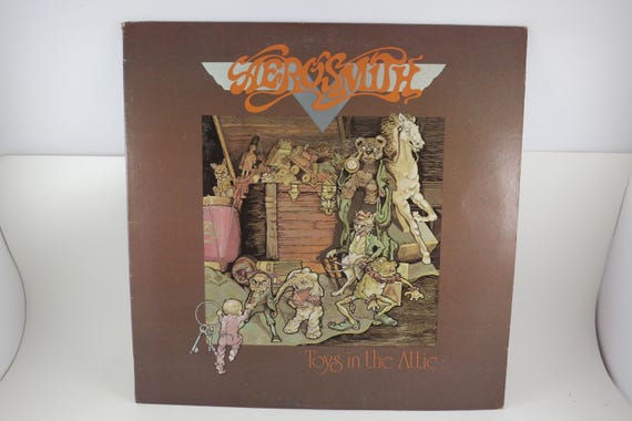 1975 Vintage Vinyl LP Record Aerosmith Toys In The Attic Very Good Condition 71758